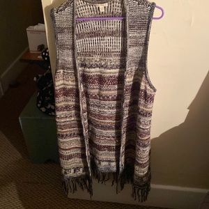 Fringed vest